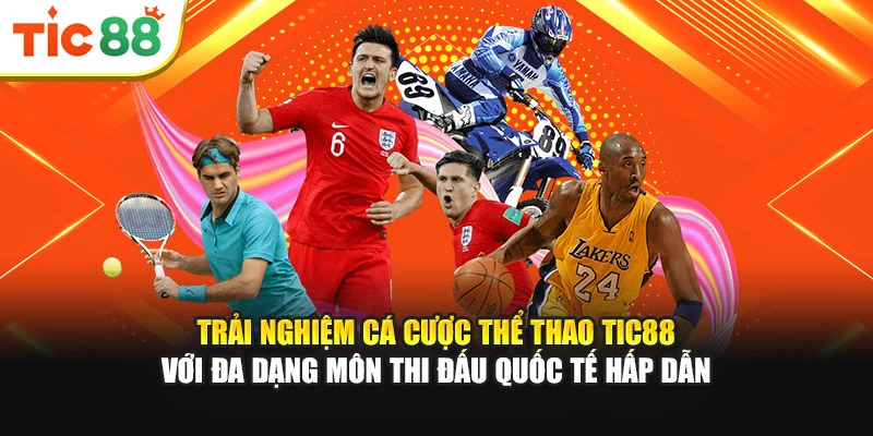 Trải nghiệm cá cược thể thao Tic88 với đa dạng môn thi đấu quốc tế hấp dẫn